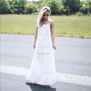 Urban Outfitters white maxi dress